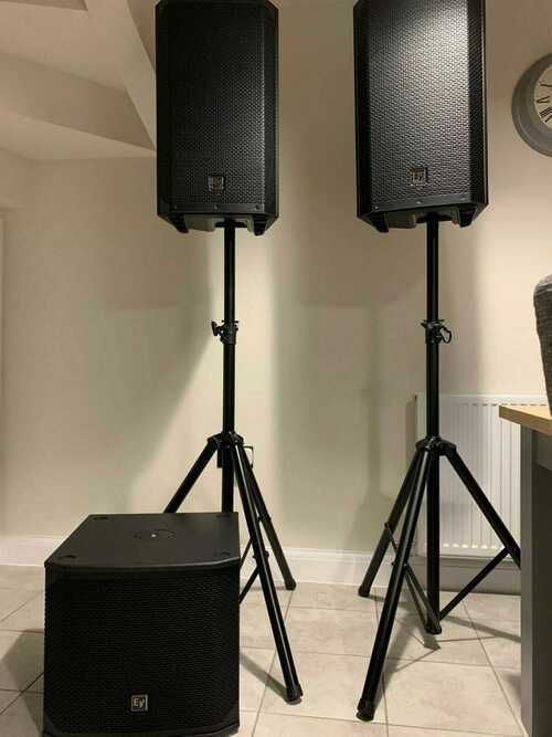 Electrovoice ELX200 Active PA System - 2 x ELX200 12p tops + 1 x ELX200 12SP Sub