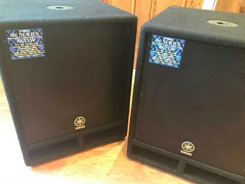 2  X NEW Yamaha  Subwoofers / subwoofer AX Series 15 inch bass reflex