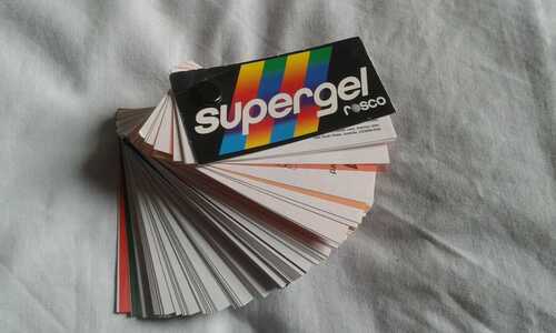 ROSCO SUPERGEL COLOUR SWATCH BOOK STAGE LIGHTING PHOTO LEE - FREE POSTAGE