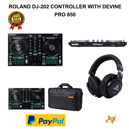 Roland DJ-202 DJ Controller + Bag