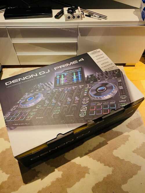 Denon DJ Prime 4 / 4 DECK STANDALONE SYSTEM / Used Once / Collection N11 London