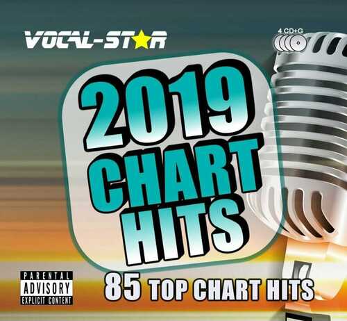 2019 KARAOKE POP CHART HITS 85 SONGS CD+G DISC SET - VOCAL-STAR   XDEM