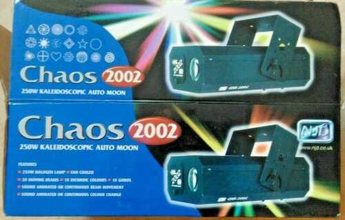 Njd Chaos 2002 250w twister effect disco lights (pair)