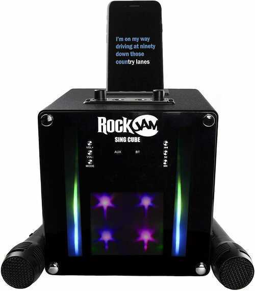 SALE RockJam Singcube Rechargeable Bluetooth Karaoke Machine UK FAST DELIVERY