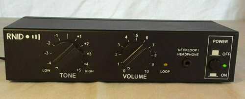 SOUND ADVANTAGE RNID  Induction Loop Amplifier