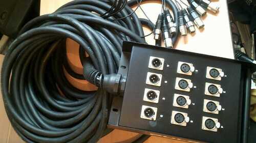 Pulse XLR 12 WAY Multicore Stage Or Theatre Box Loom Snake Cable 30m