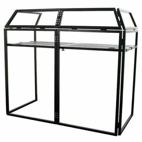 Equinox Disco DJ Booth System MKII EQLED12P + Black + White Scrims + Shelf + Bag