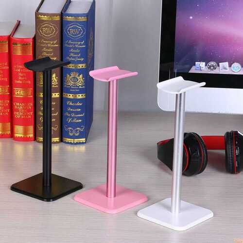 UK Universal Aluminum Headset Earphone Holder Hanger Headphone Display Stand LOT