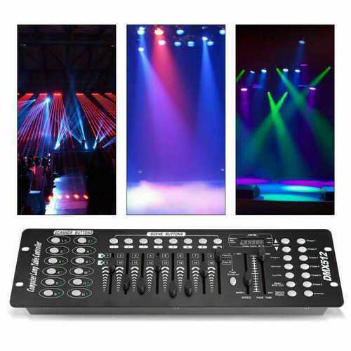 Disco Light Controller 192CH DMX512 Controller Console Party DJ Stage Light KTV