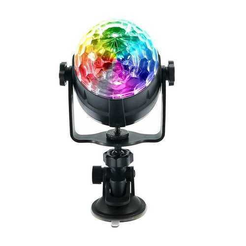 15 Colors LED Magic Effect DJ Disco Ball Sound Activated RGBP Stage Light Y