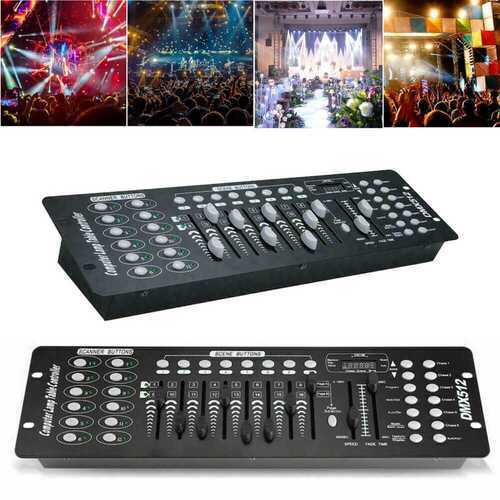 192-Channel DMX Controller Mini Lighting Stage Light Console DJ Disco Christmas