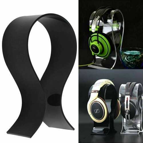 UK Acrylic Game Earphone Headset Hanger Holder Headphone Desk Display Stand Rack