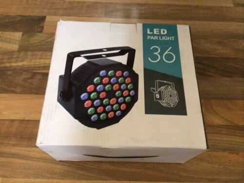 36 LED Par Stage Lighting Projector DMX DJ Party Light Sound Active Remote