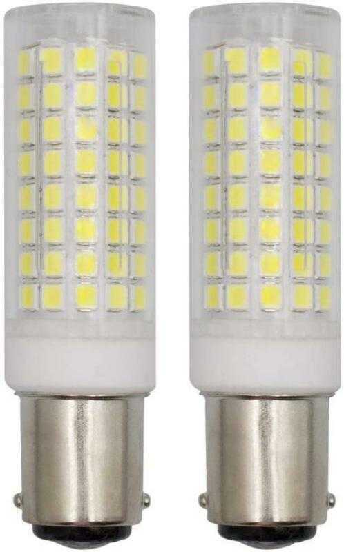 B15D LED Light Bulbs 6W Dimmable, AC 220V-240V Daylight White 6000K Double Conta