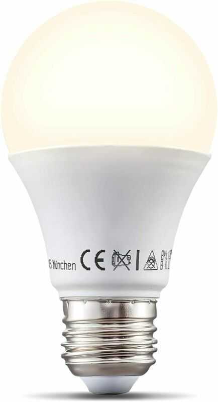 Smart LED Bulb, E27, Warm White Light 2700K, dimmable via Smartphone, Single