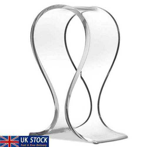 Acrylic game Headphone Headset Hanger Holder Desk Display Stand Shelf UK