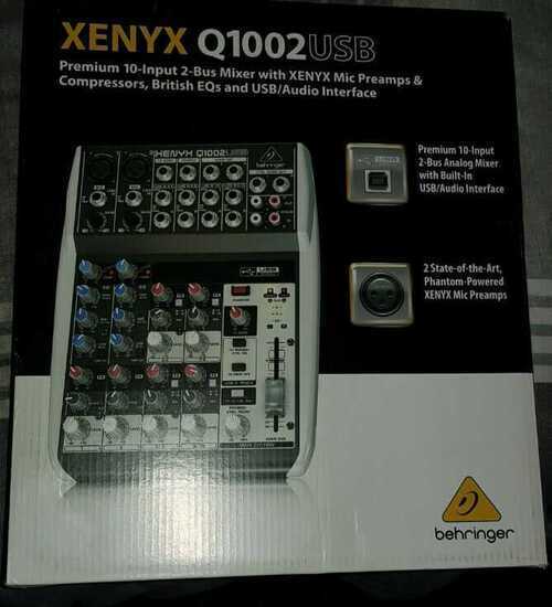 Behringer Q1002USB Xenyx Mixer