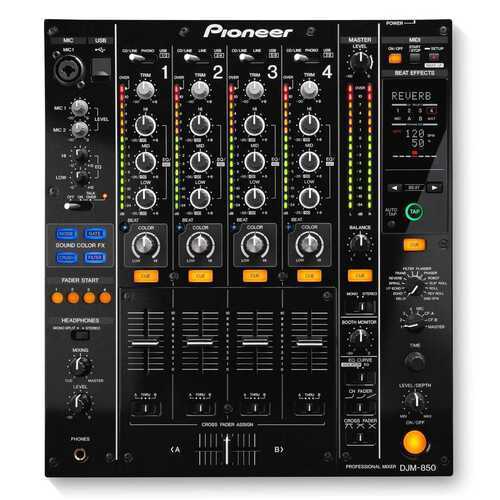 Pionner DJM-850-K | 4 Channel DJ Mixer NEW IN BOX | USB Rekordbox Digital Mixer