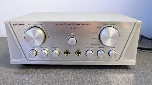 SkyTronic Audio Power Amplifier Silver Model: 103.100