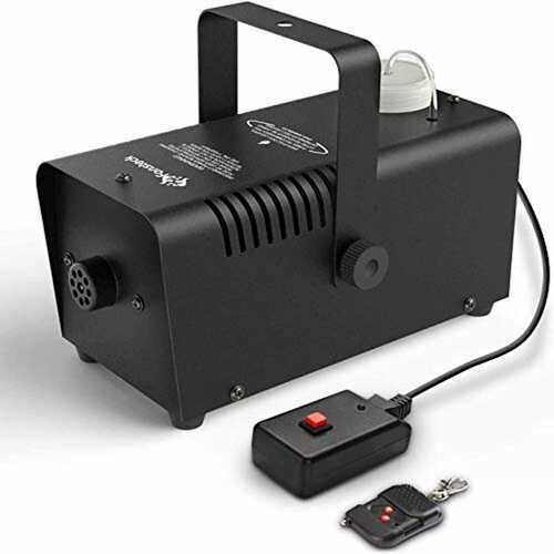 Fansteck Aluminum Fog Machine with Wireless Remote Control and Fuse Protection