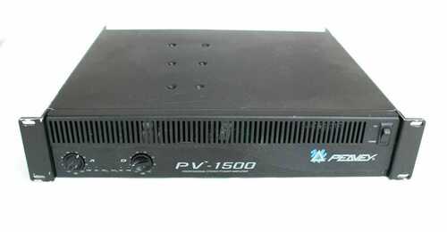 2 (two) x Peavey PV 1500 Power Amplifier - Band Disco Club - DJ PV1500 PV-1500