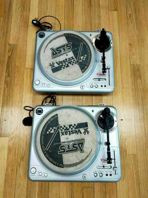 2 x Vestax PDX-2000 Direct Drive Pro Turntable Vinyl Record Player - Tested