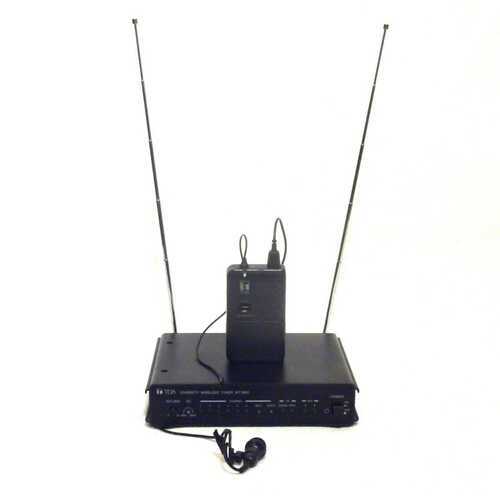 TOA WT-3800 Tuner WM3310 Beltpack Transmitter Cardioid Lapel Wireless Microphone