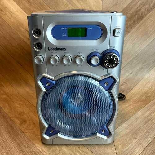 Goodmans Karaoke Machine, XB3CDG, Tested Working, CD Player, No Mics