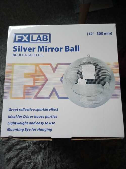 FX Lab - Silver Mirror Ball (Lightweight) - New