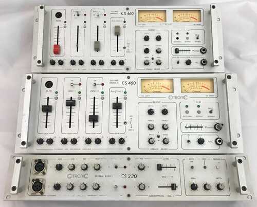 Citronic CS460 Mixer (2), CS220 Microphone Mixer and Power Supply