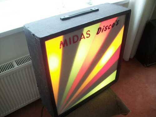 Vintage Disco Light Screen Rainbow Effect