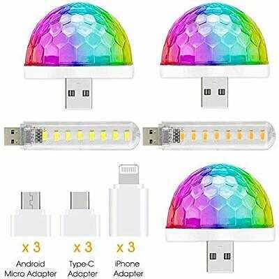 USB Disco Light, Car USB Atmosphere Light, USB Disco MINI Ball Party