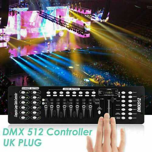 Dmx Console 192CH Controller Panel for Editing Program of Stage Lighting Runing