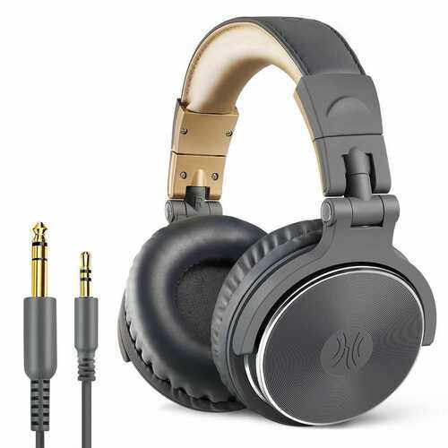 OneOdio Studio Pro-10 Wired Adapter-free Closed Back Over-Ear Headphone Grey