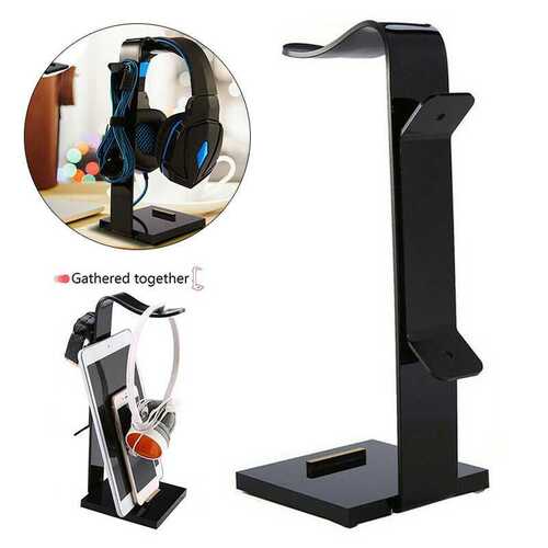 Gaming Headsets Headphones Display Hanger Earphones Holder Desktop Stand Rack