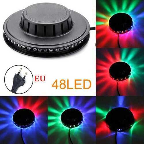 Mini 8W 48 LED RGB Sunflower Laser Projector Lighting Disco Stage Party Light UK