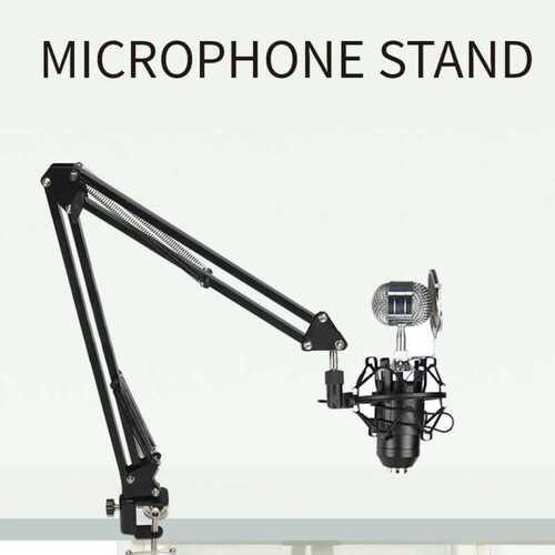 Mic Desktop Microphone Suspension Stand Studio Broadcast Boom Scissor Arm Holder