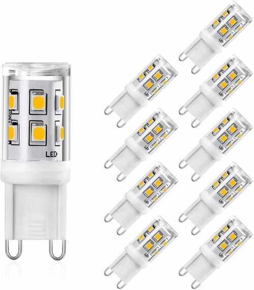 G9 LED Light Bulb 2W Warm White 3000K Equivalent to 20W 25W