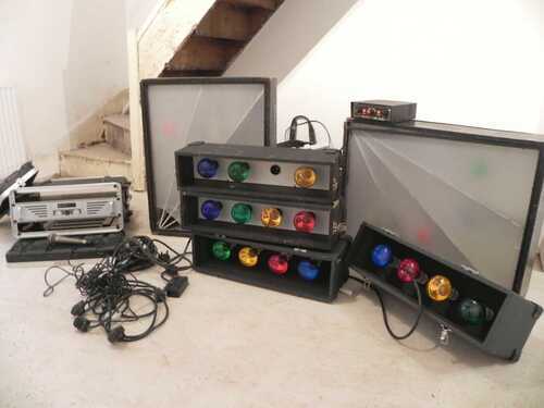 JOBLOT ..Vintage Disco Lights anda classic light jockey controller