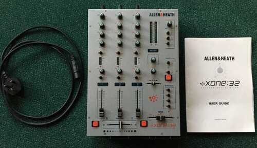 Allen and Heath Xone:32 Professional DJ Mixer complete with user guide and box