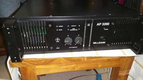 Millbank high-end Heavy Duty High Power Amplifier for high fidelity home, club.