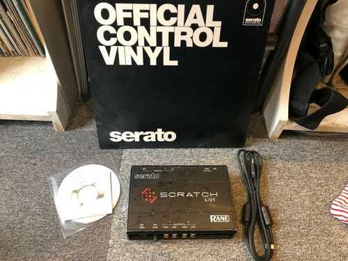 Serato Scratch Live SL1 RANE DVS Interface with 2 Control Vinyls and CD's