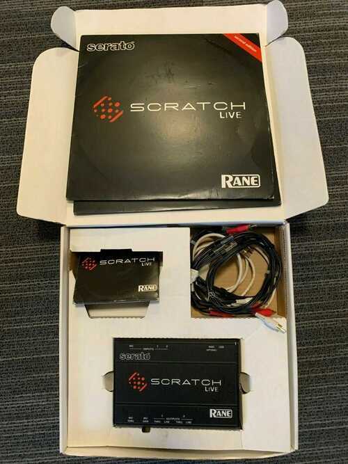 Rane Serato SL1 Scratch Live DJ Interface with control CDs and Vinyl