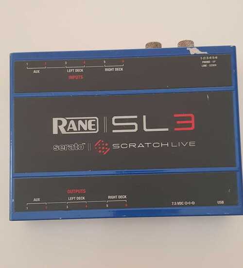 Rane Serato SL3 Digital Interface.Blue edition. With cable and manual