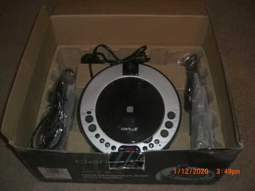 Clarity Vision CD+G Karaoke Player with built-in Colour Camera and Mics.