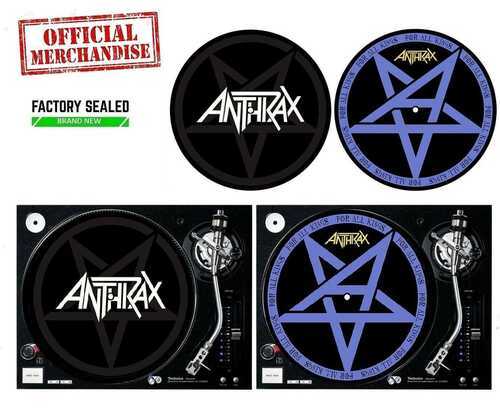 Anthrax - Official Merchandise Turntable Slipmats Set NEW