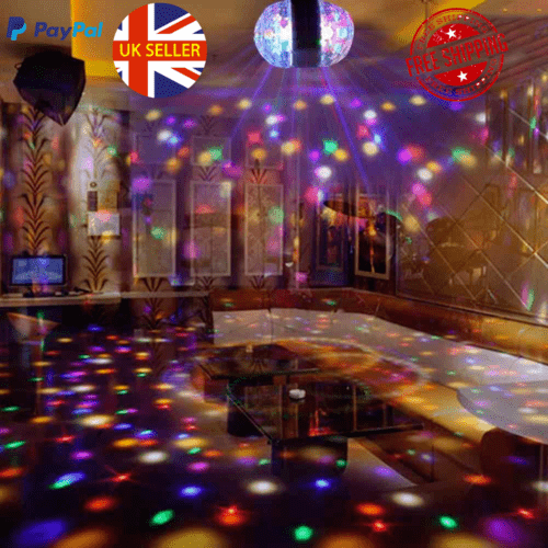 6W B22 LED Crystal Ball - DJ Magic Lamb RGB Disco Party Stage Home Lighting Bulb