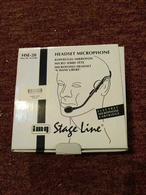 IMG STAGE LINE HSE-20 HEADSET MICROPHONE Nr.23.2290