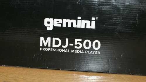 Gemini MDJ Series MDJ-500 Professional Audio DJ Media Player 4.3