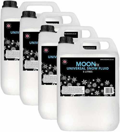 MoonFx Universal Snow Fluid 20 Litres Ready to use - works in all machines 4x5L